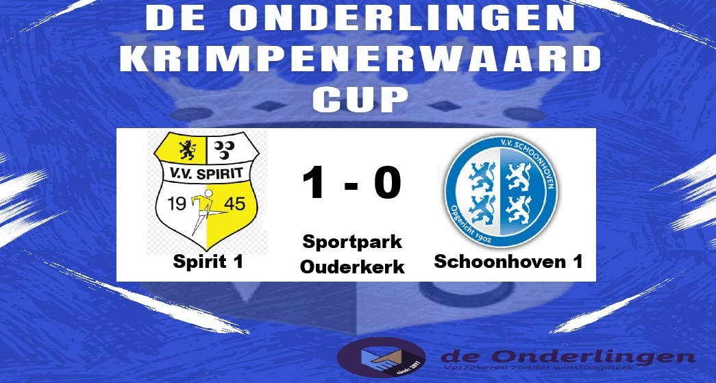 (Jong) Spirit wint van Schoonhoven