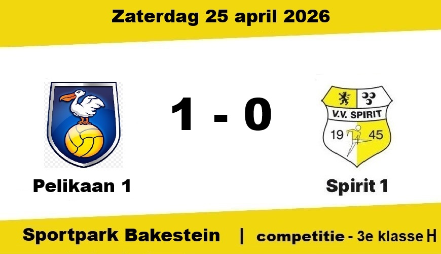 Kampioenschap voor Spirit uit zicht na nederlaag bij Pelikaan