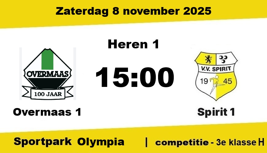 Voorbeschouwing: Overmaas - Spirit