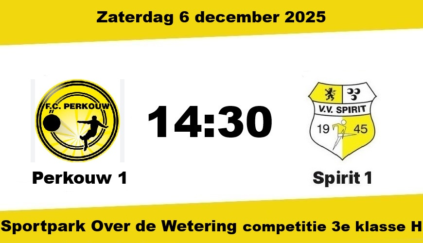 Voorbeschouwing: Beladen Regio-derby tussen Perkouw en Spirit