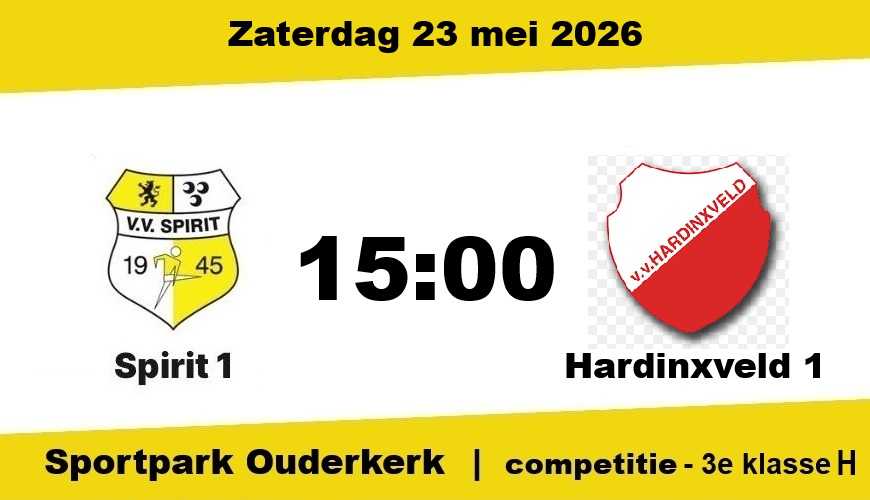 Spirit – VV Hardinxveld: Spektakelstuk in slotronde