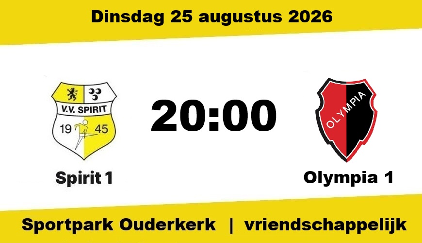 Spirit ontvangt dinsdagavond Olympia