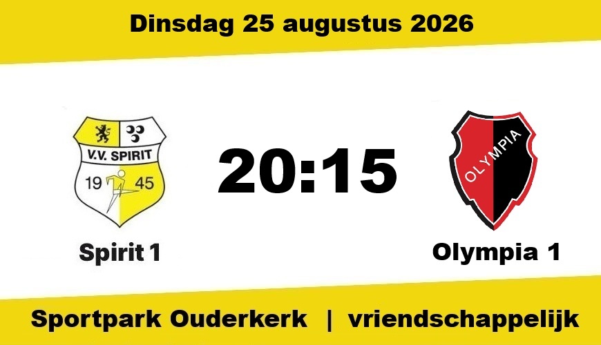 Spirit ontvangt dinsdagavond Olympia