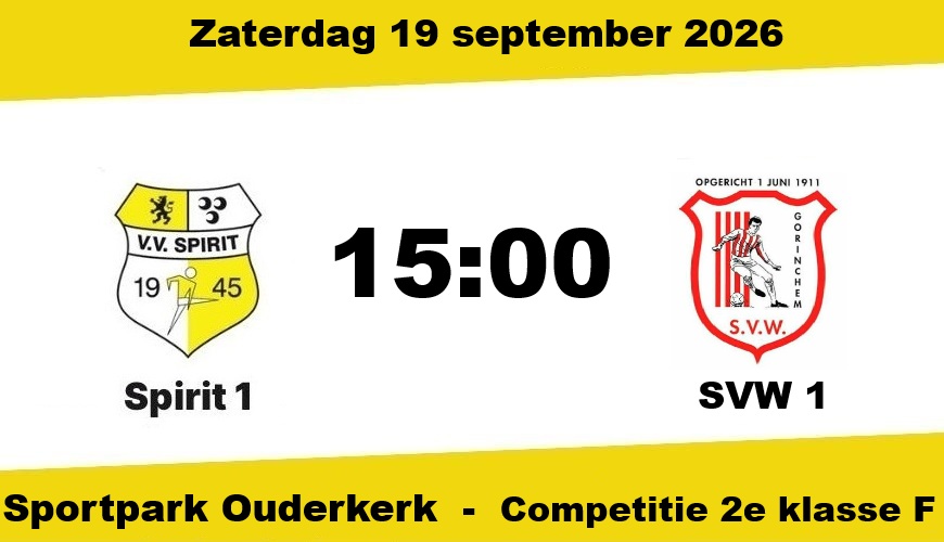 Spirit trapt competitie af tegen SVW