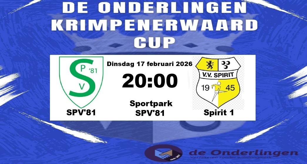 Voorbeschouwing: SPV'81 - Spirit (Krimpenerwaard Cup)