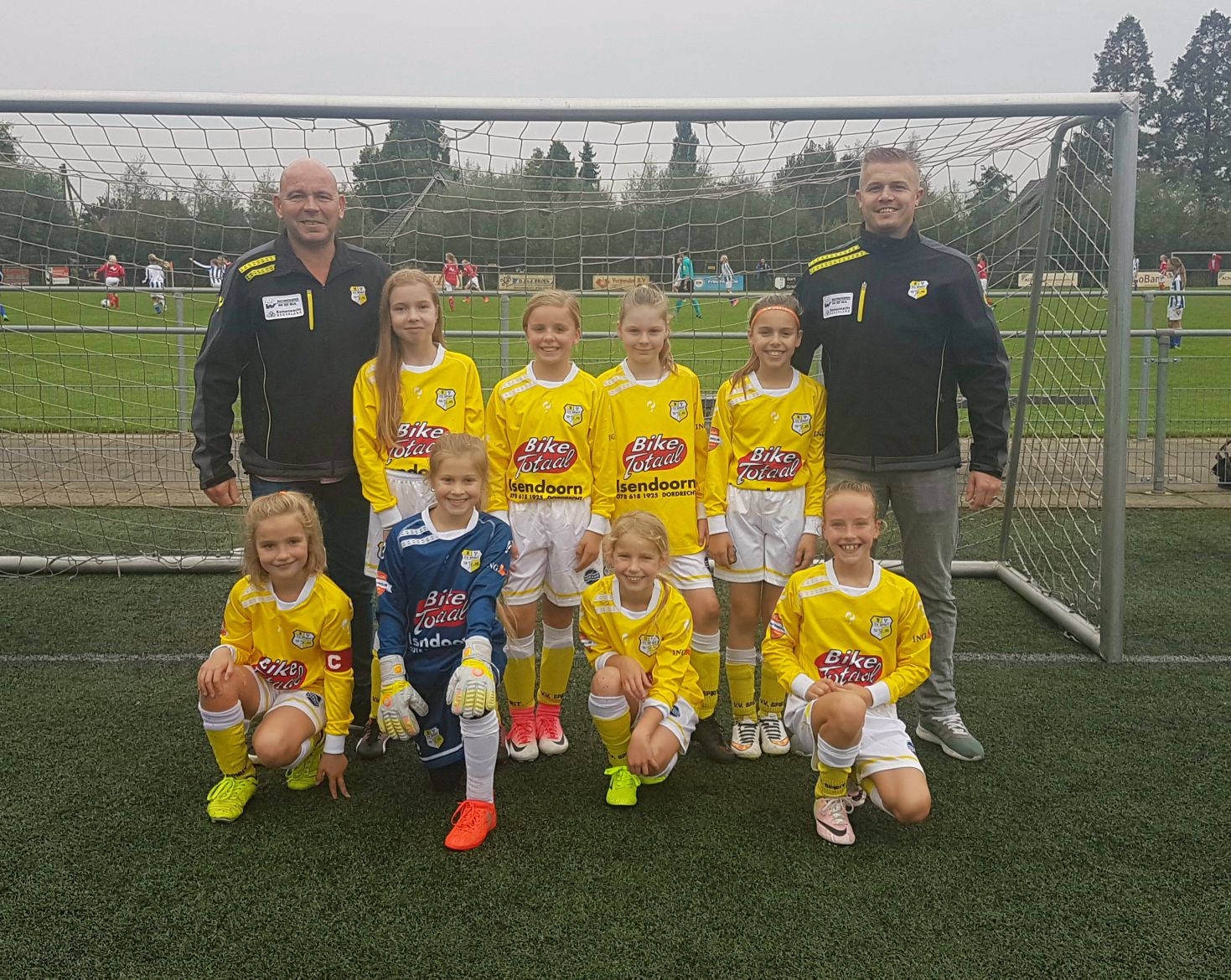 Team foto's voor op de site en de App