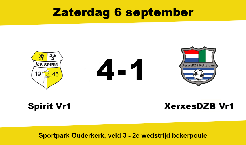 Spirit bekert door na een goede overwinning