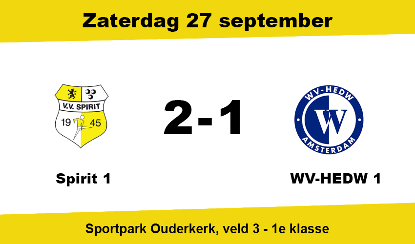Spirit boekt krappe maar knappe overwinning