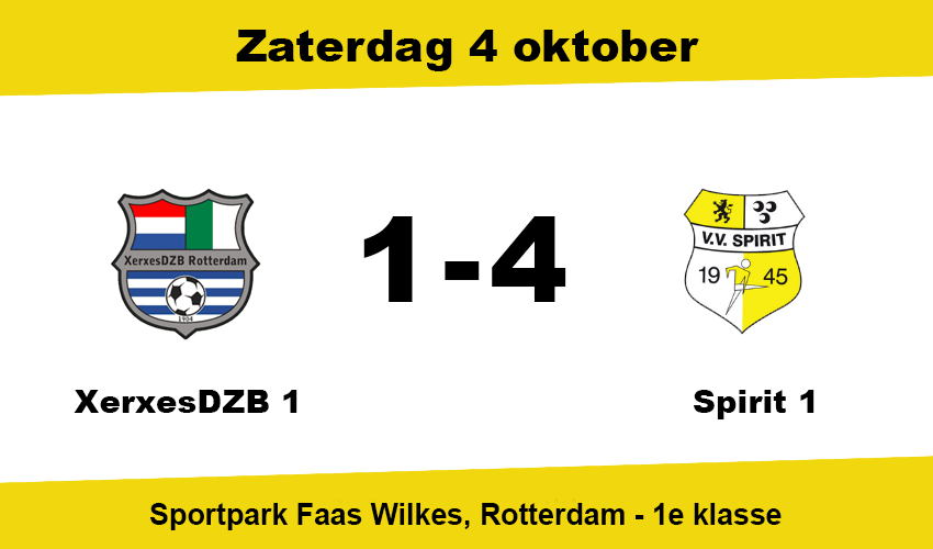 Spirit wint overtuigend een lastige wedstrijd