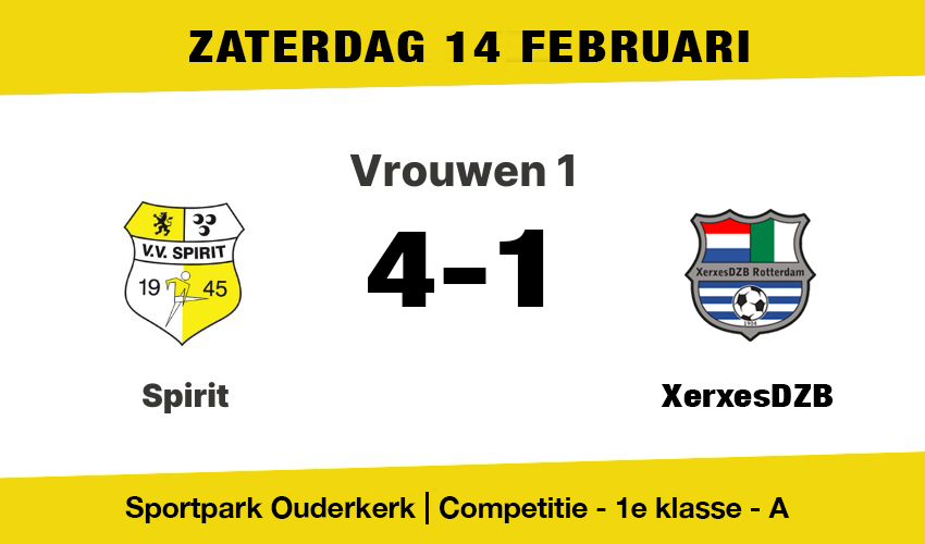 Ruime overwinning tegen XerxesDZB