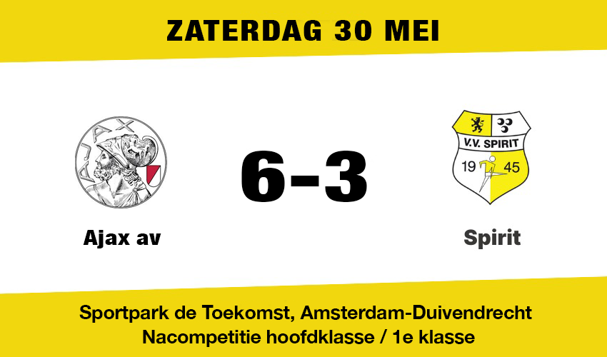 Spirit verliest binnen 10 minuten