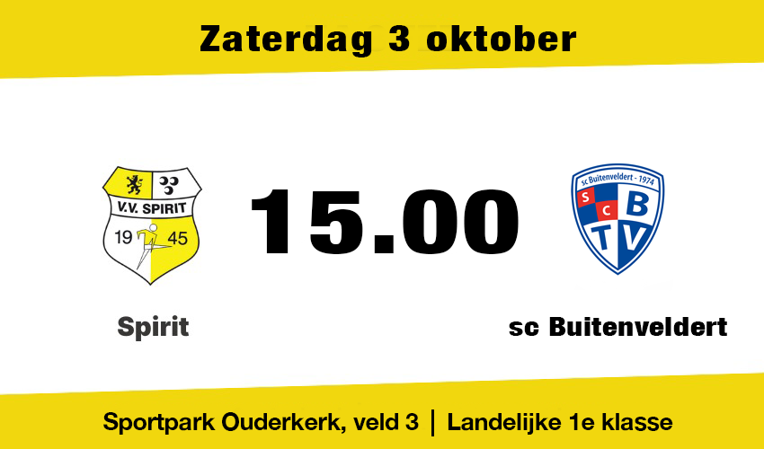 Spirit ontvangt Buitenveldert
