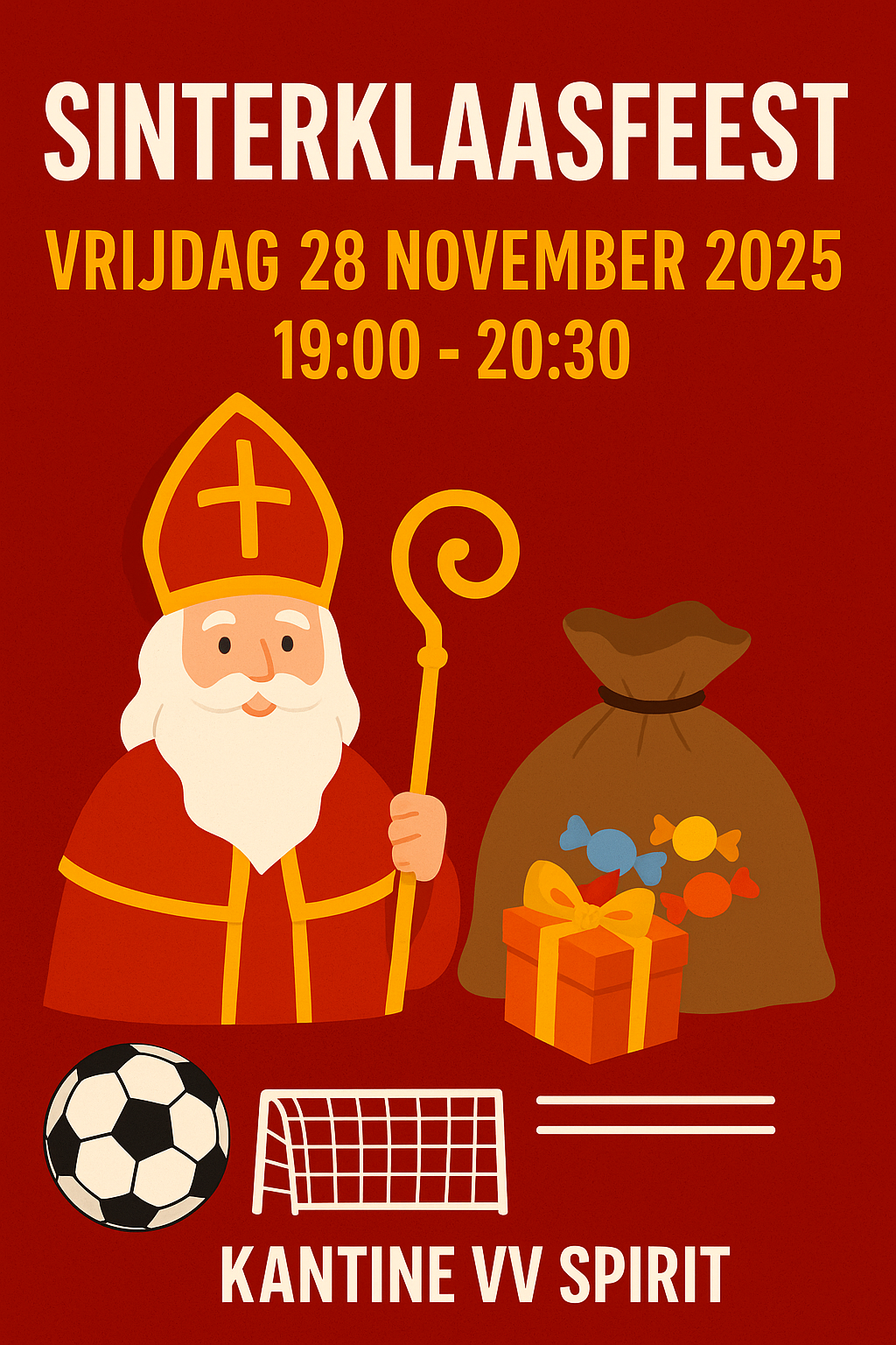 Sinterklaas keert terug naar Spirit! op 28/11/2025