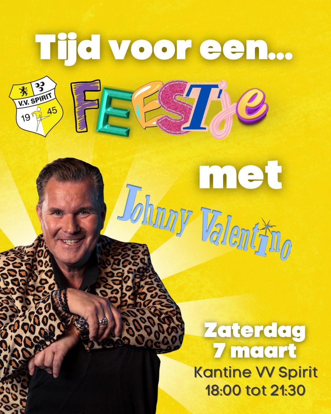 7 maart, tijd voor een feestje