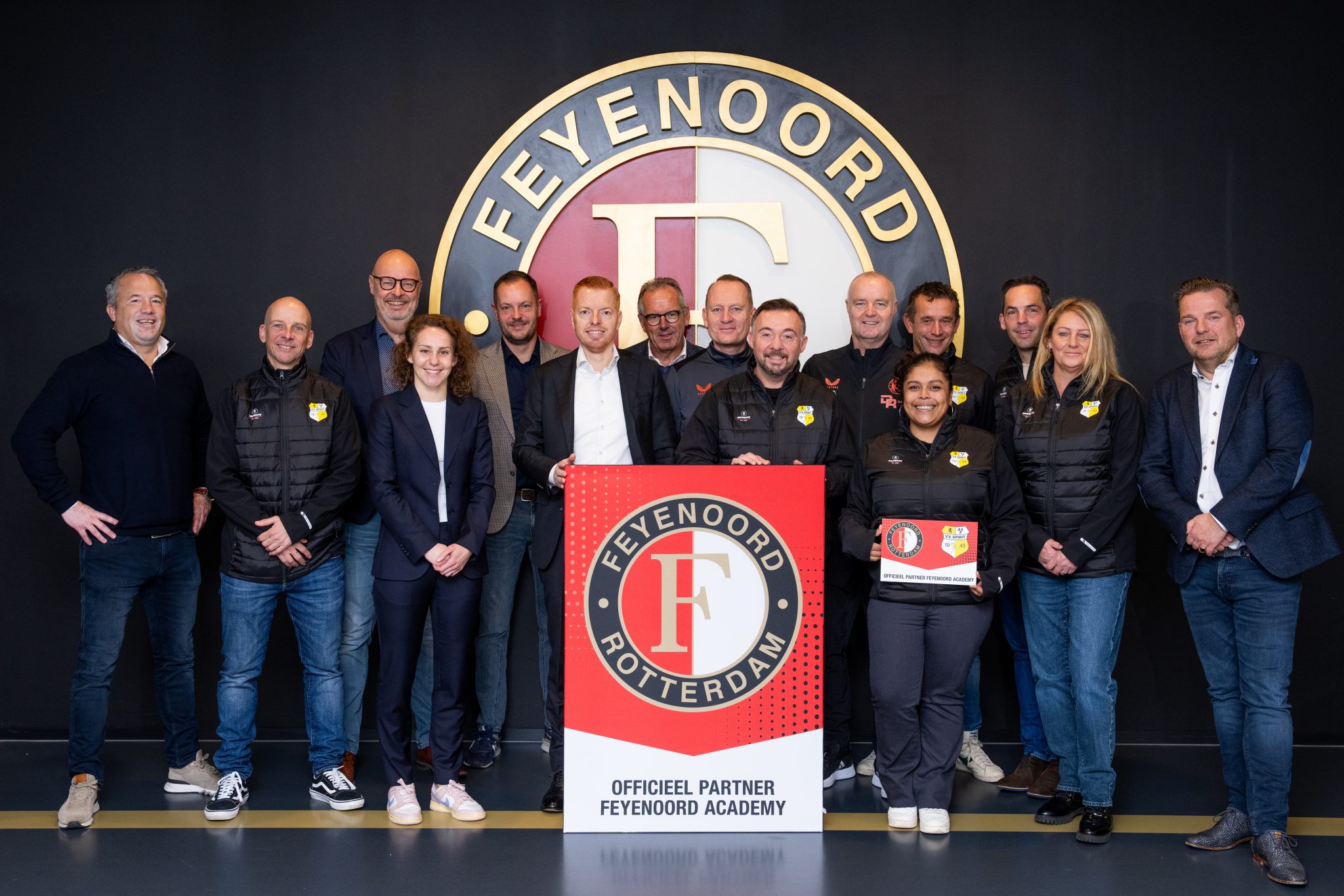 Feyenoord Academy en VV Spirit werken sinds December 2023 samen op het gebied van jeugdopleiding