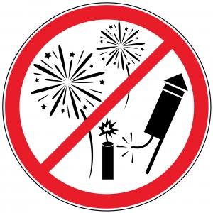 Geen vuurwerk rondom de wedstrijden