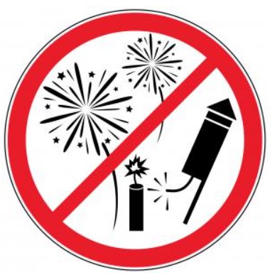 Geen vuurwerk op Spirit-complex